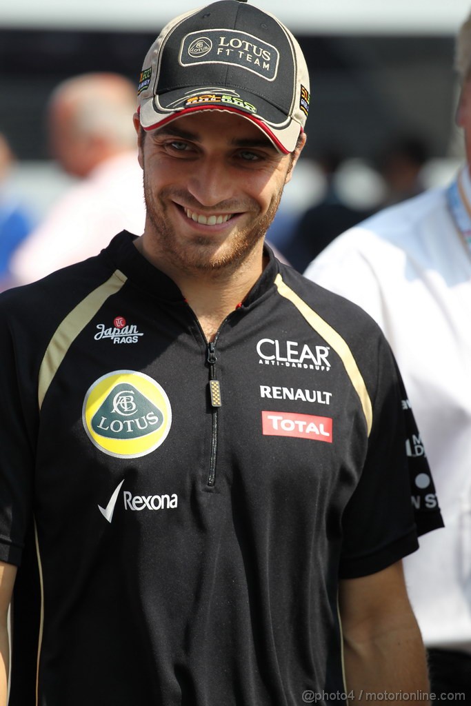 GP ITALIA, 09.09.2012- Jerome D'Ambrosio (BEL), Lotus F1 Team E20 