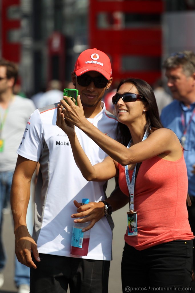 GP ITALIA, 09.09.2012- Lewis Hamilton (GBR) McLaren Mercedes MP4-27 