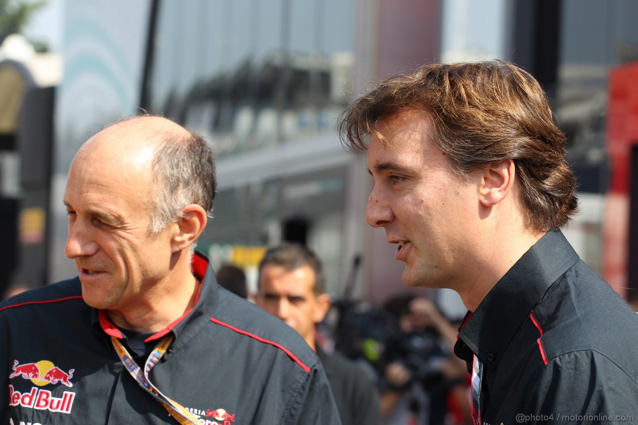 GP ITALIA, 09.09.2012- Franz Tost, Scuderia Toro Rosso, Team Principal e James Key (GBR) Technical Director Scuderia Toro Rosso