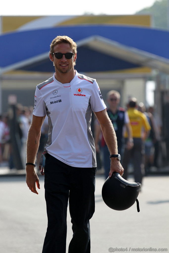 GP ITALIA, 09.09.2012- Jenson Button (GBR) McLaren Mercedes MP4-27