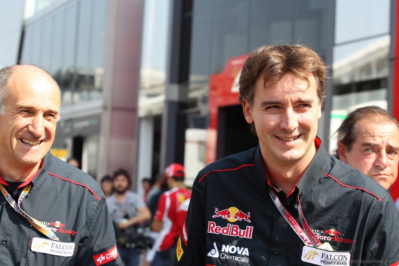 GP ITALIA, 09.09.2012- Franz Tost, Scuderia Toro Rosso, Team Principal e James Key (GBR) Technical Director Scuderia Toro Rosso 