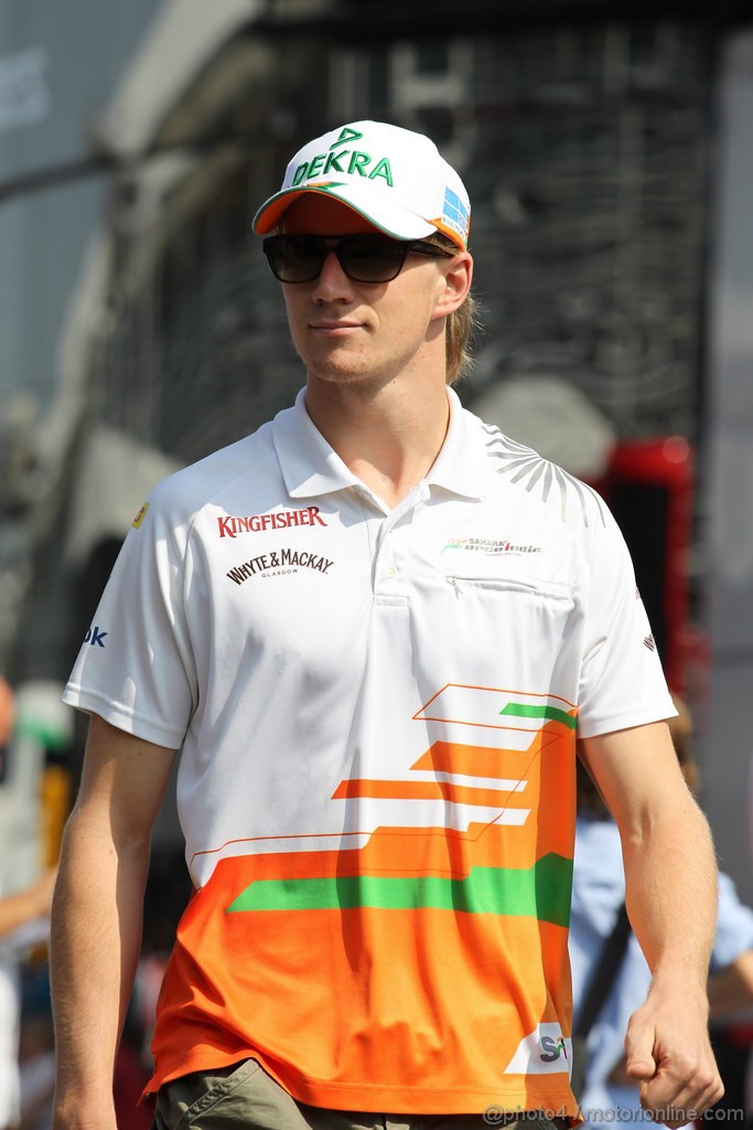 GP ITALIA, 09.09.2012- Nico Hulkenberg (GER) Sahara Force India F1 Team VJM05 