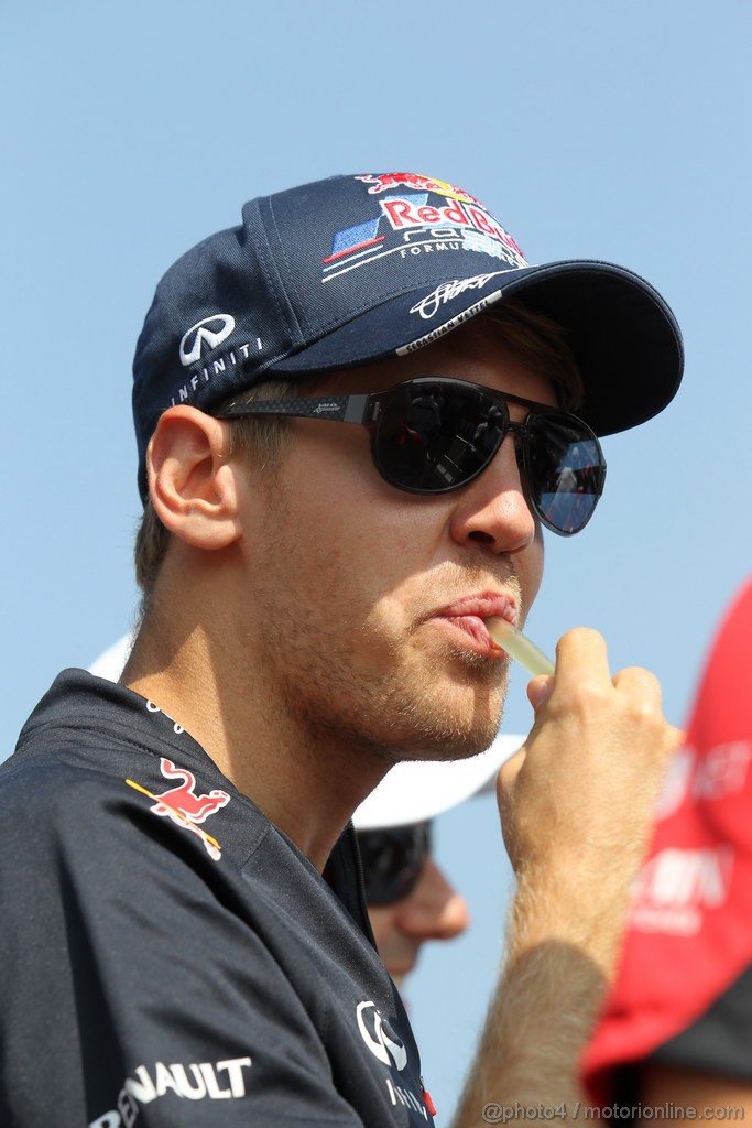 GP ITALIA, 09.09.2012- Sebastian Vettel (GER) Red Bull Racing RB8 