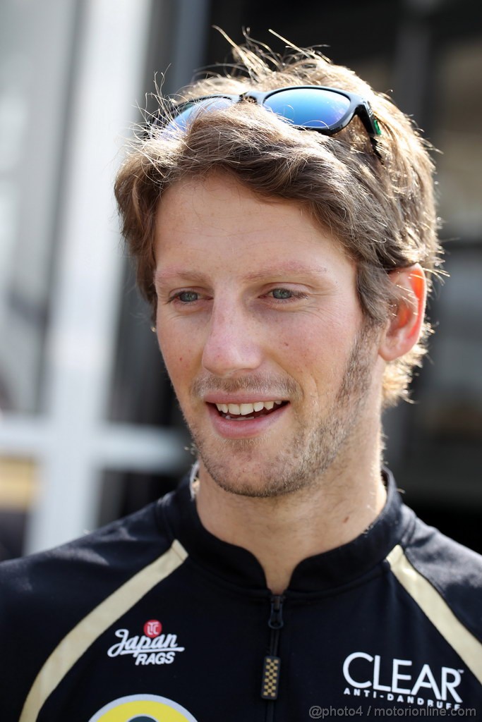 GP ITALIA, 09.09.2012- Romain Grosjean (FRA) Lotus F1 Team E20 