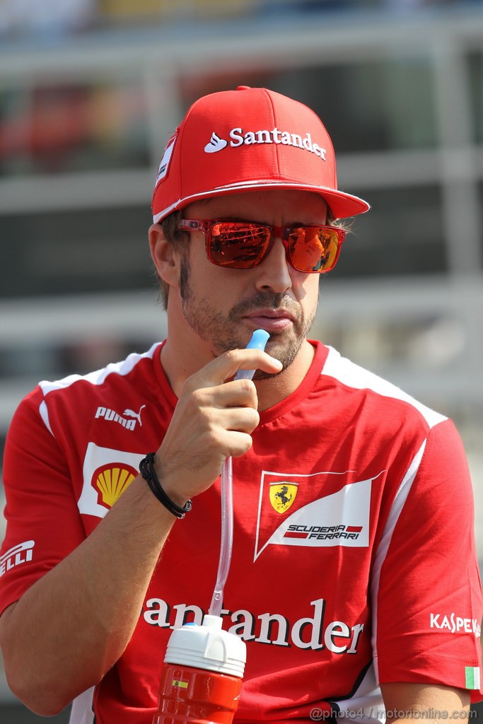 GP ITALIA, 09.09.2012- Fernando Alonso (ESP) Ferrari F2012