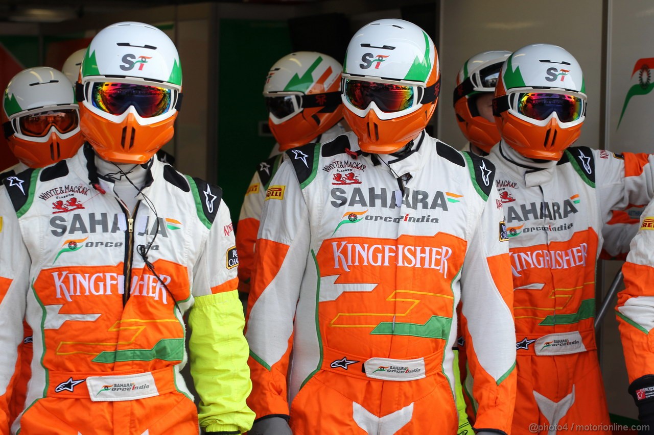 GP ITALIA, 09.09.2012- Mechanics Force India