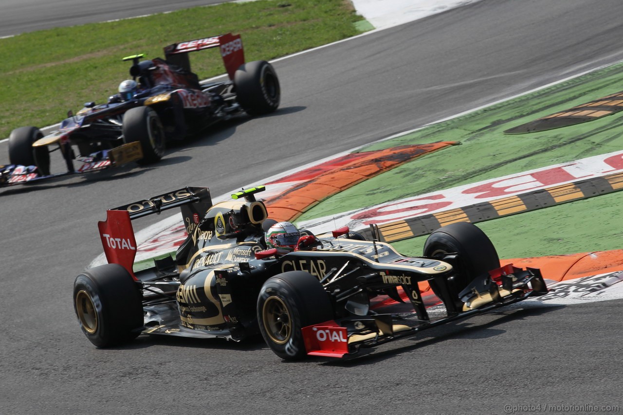 GP ITALIA, 09.09.2012- Gara,  Jerome D'Ambrosio (BEL), Lotus F1 Team E20 