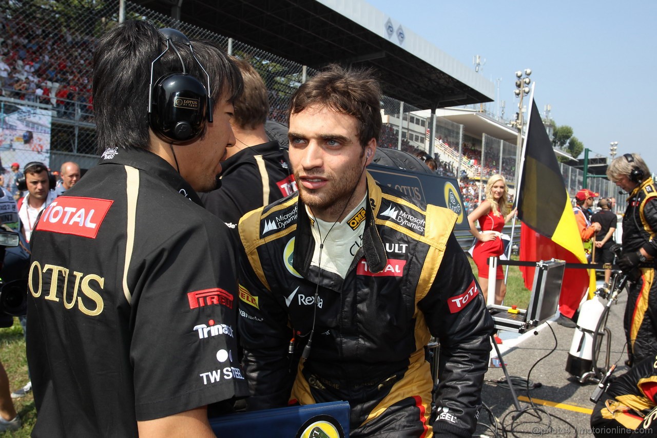 GP ITALIA, 09.09.2012- Gara,  Jerome D'Ambrosio (BEL), Lotus F1 Team E20 