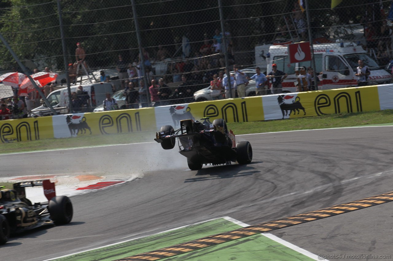 GP ITALIA, 09.09.2012- Gara,  Jean-Eric Vergne (FRA) Scuderia Toro Rosso STR7