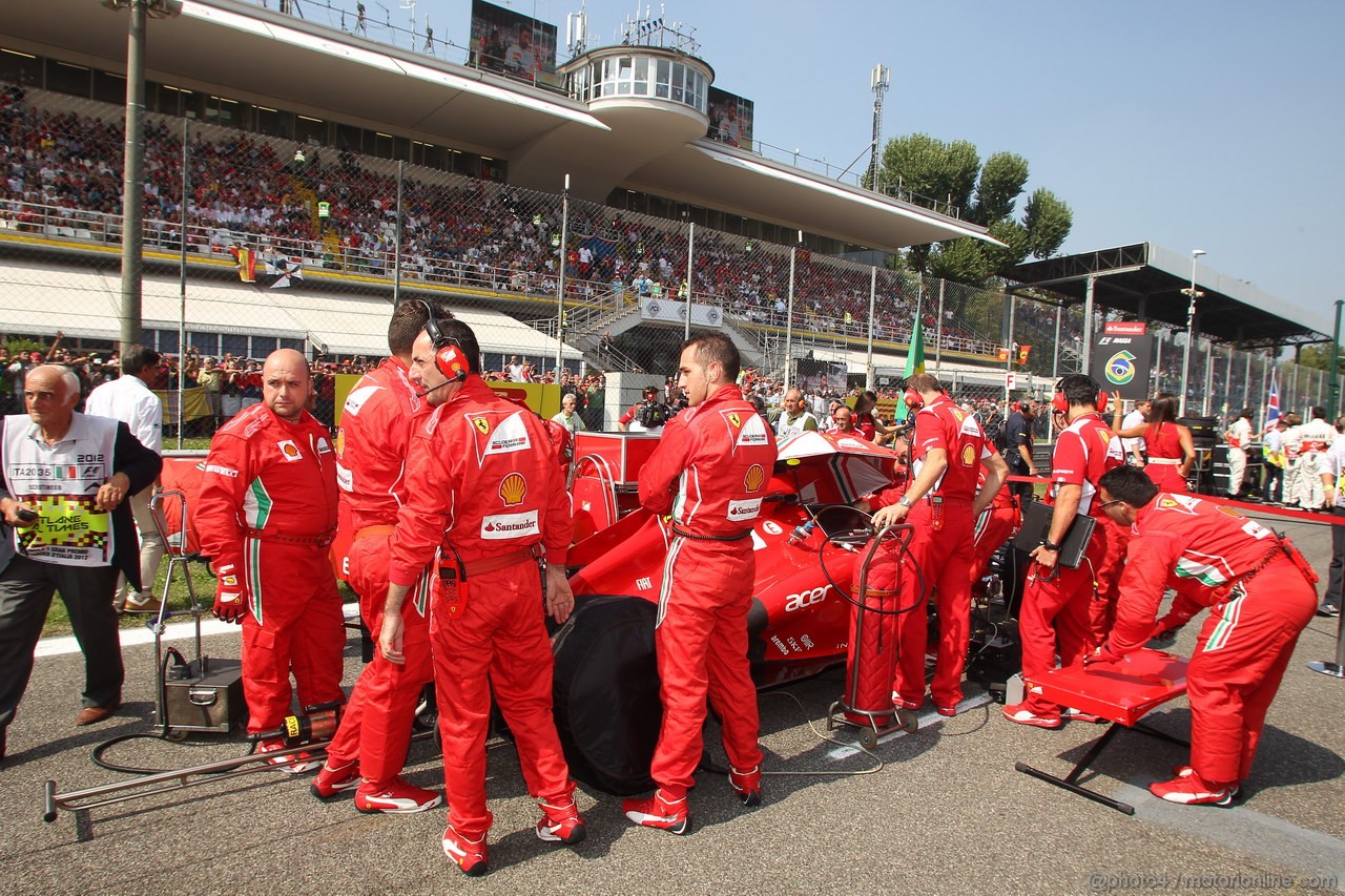 GP ITALIA, 09.09.2012- Gara,  Felipe Massa (BRA) Ferrari F2012