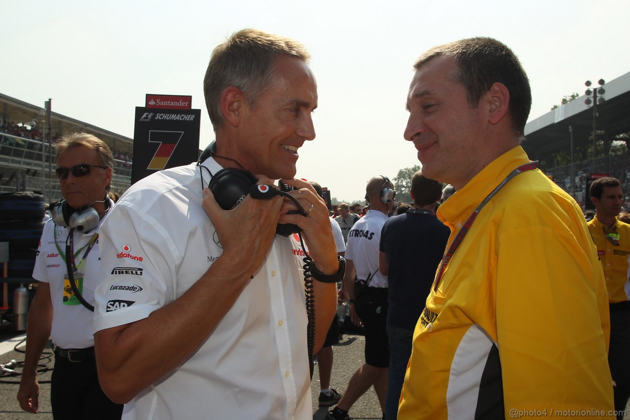 GP ITALIA, 09.09.2012- Gara,  Martin Whitmarsh (GBR), Chief Executive Officer Mclaren 