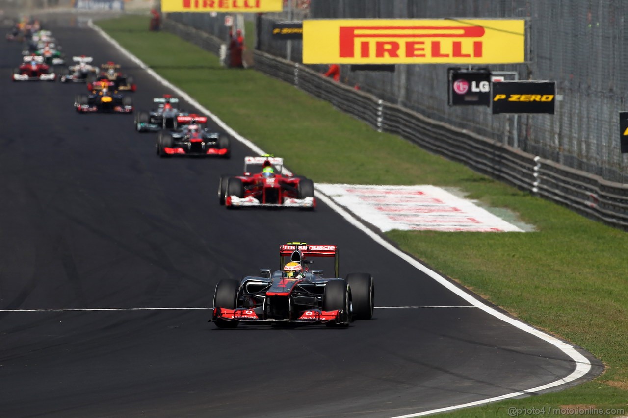 GP ITALIA, 09.09.2012- Gara,  Lewis Hamilton (GBR) McLaren Mercedes MP4-27 