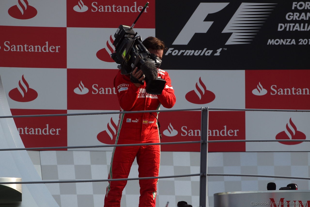 GP ITALIA, 09.09.2012- Gara,  terzo Fernando Alonso (ESP) Ferrari F2012 