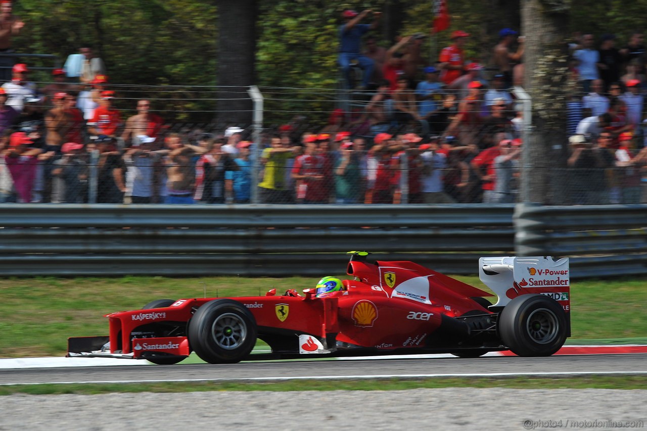 GP ITALIA, 09.09.2012- Gara, Felipe Massa (BRA) Ferrari F2012 