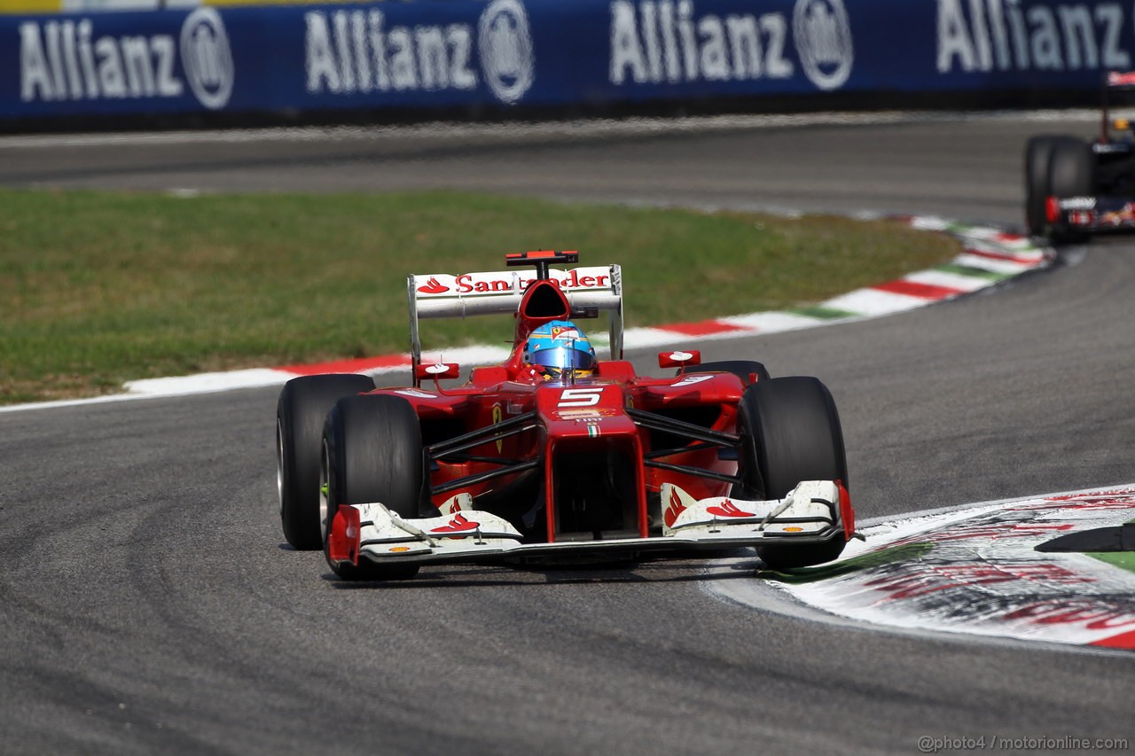 GP ITALIA, 09.09.2012- Gara, Fernando Alonso (ESP) Ferrari F2012 