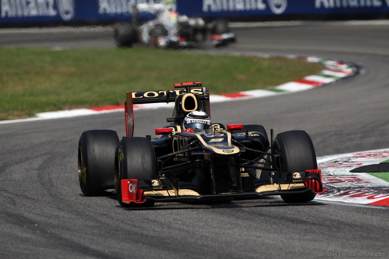 GP ITALIA, 09.09.2012- Gara, Kimi Raikkonen (FIN) Lotus F1 Team E20 