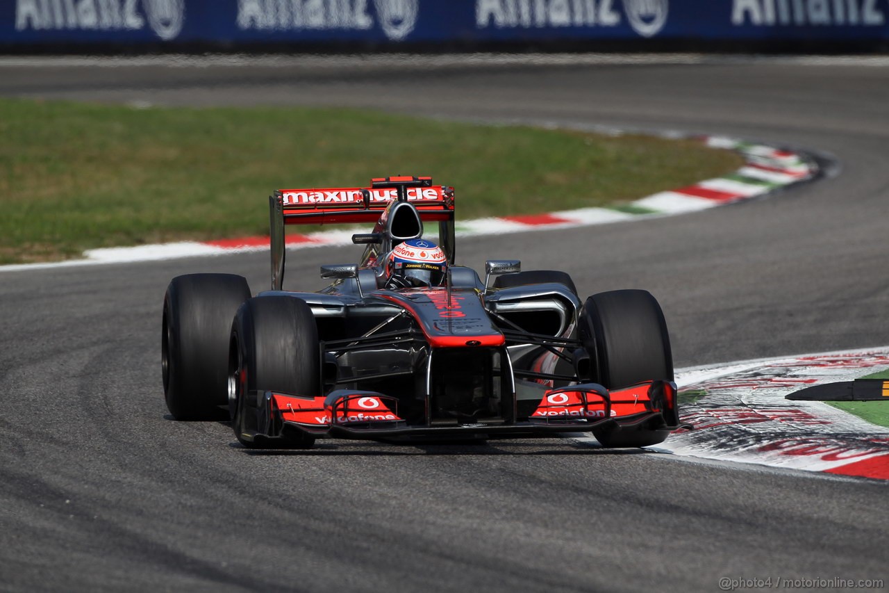 GP ITALIA, 09.09.2012- Gara, Jenson Button (GBR) McLaren Mercedes MP4-27 