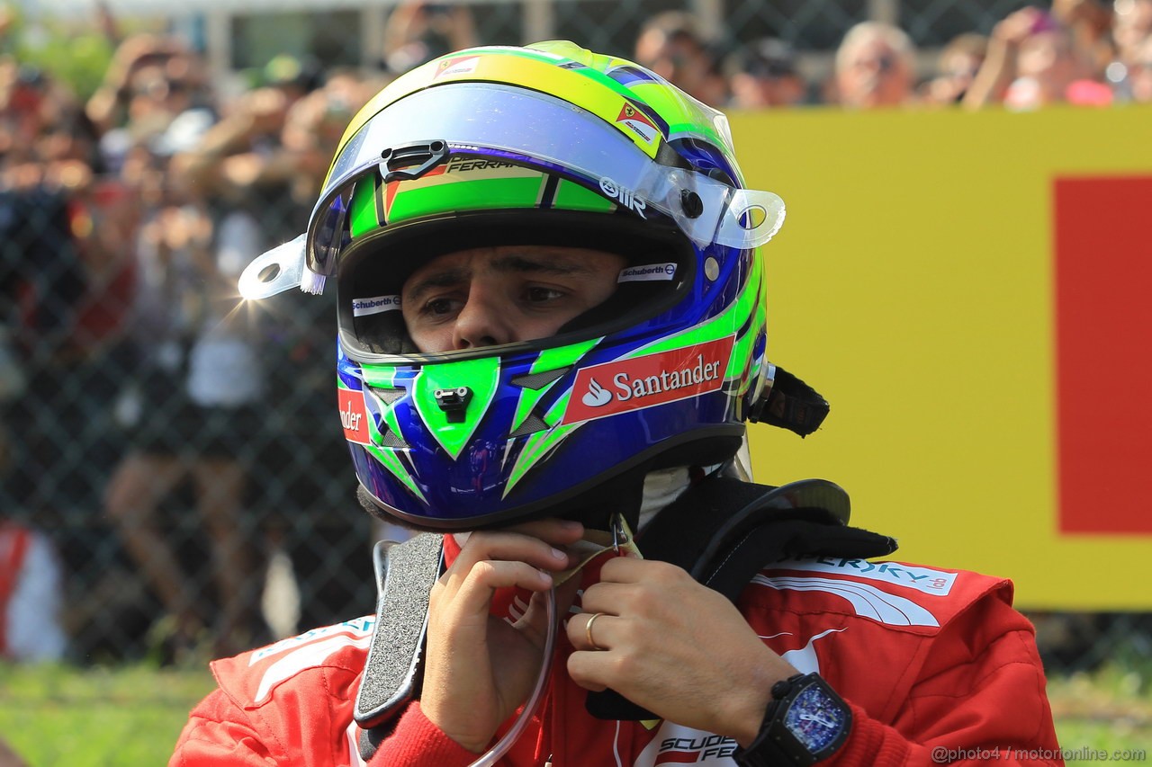 GP ITALIA, 09.09.2012- Gara, Felipe Massa (BRA) Ferrari F2012 