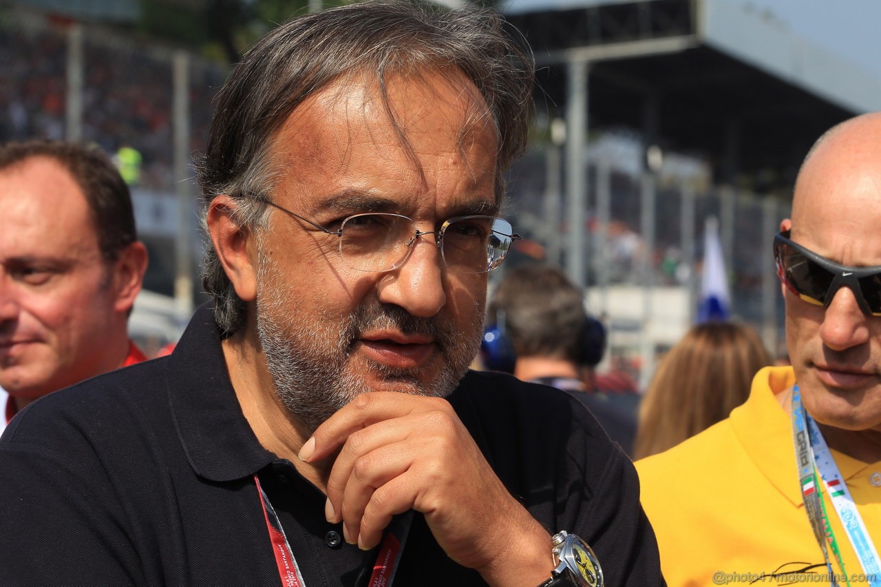 GP ITALIA, 09.09.2012- Gara, Sergio Marchionne (ITA), Ceo Fiat 