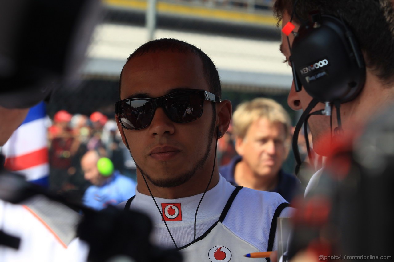 GP ITALIA, 09.09.2012- Gara, Lewis Hamilton (GBR) McLaren Mercedes MP4-27 