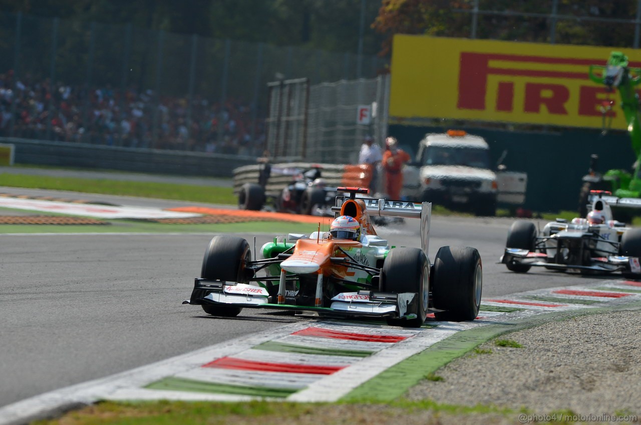 GP ITALIA, 09.09.2012- Gara, Paul di Resta (GBR) Sahara Force India F1 Team VJM05 