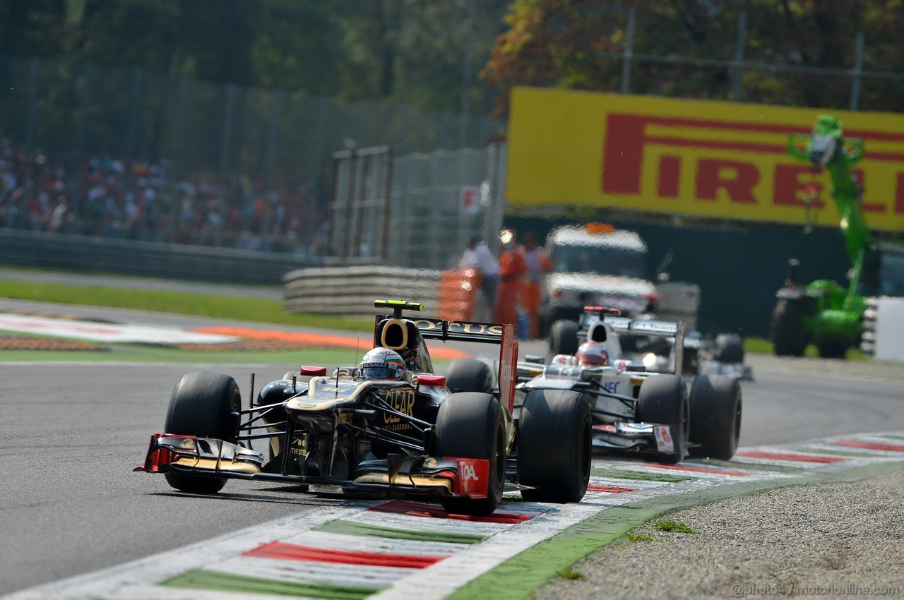 GP ITALIA, 09.09.2012- Gara, Jerome D'Ambrosio (BEL), Lotus F1 Team E20 