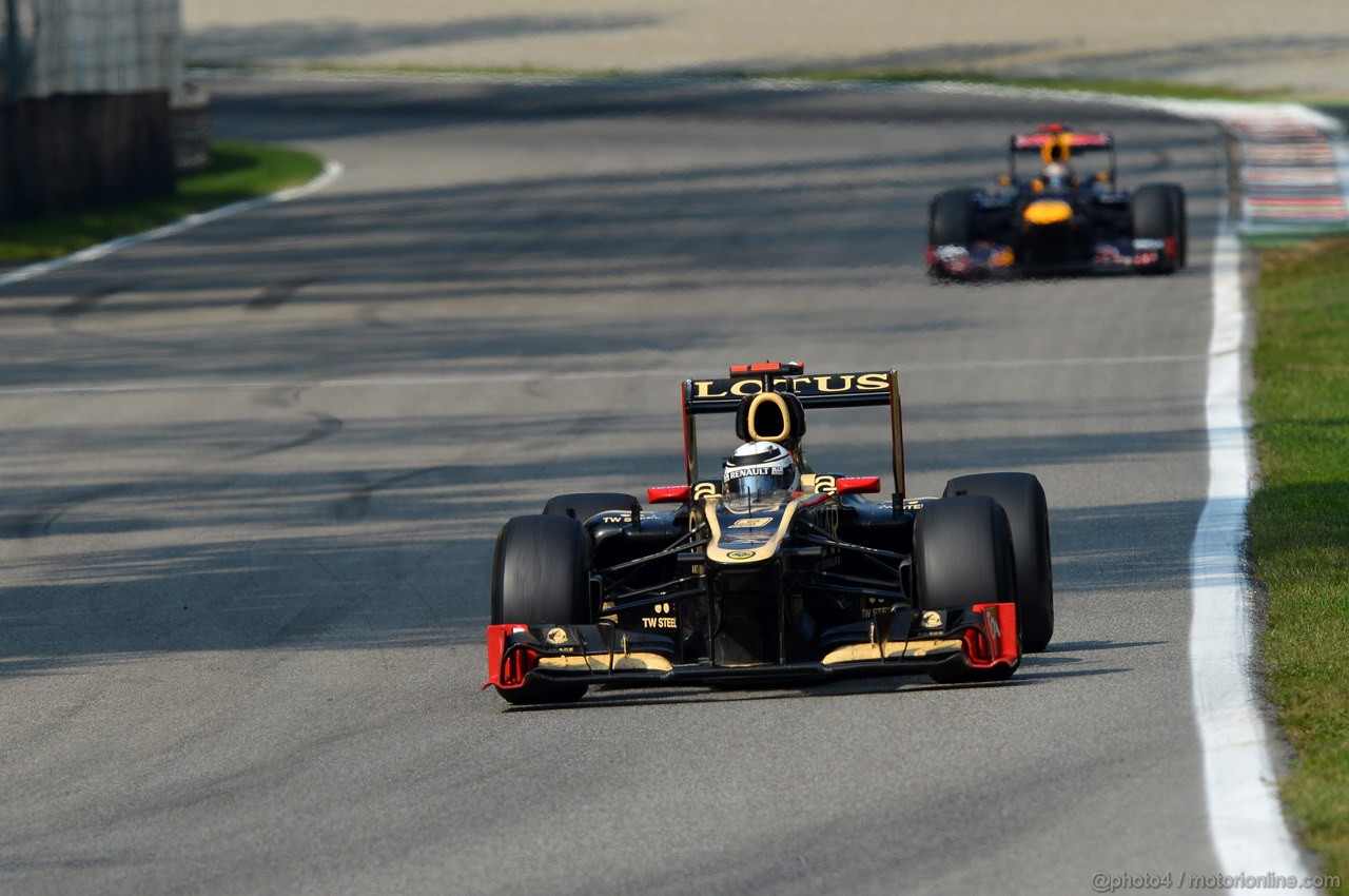 GP ITALIA, 09.09.2012- Gara, Kimi Raikkonen (FIN) Lotus F1 Team E20 