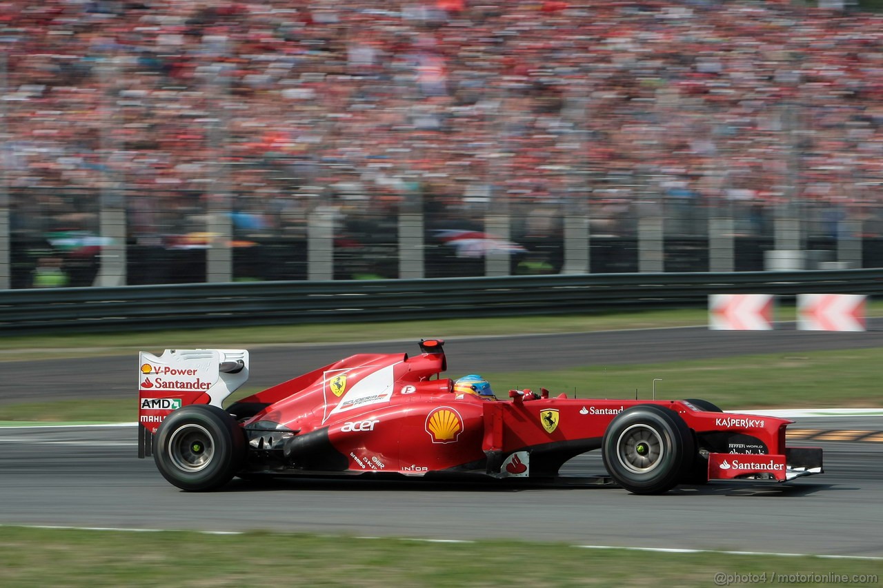 GP ITALIA, 09.09.2012- Gara, Fernando Alonso (ESP) Ferrari F2012 