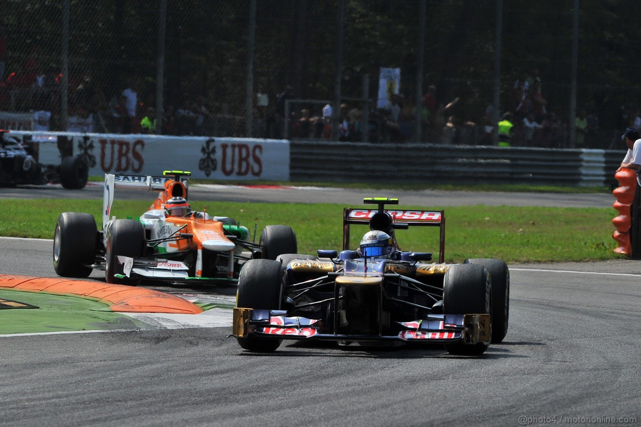 GP ITALIA, 09.09.2012- Gara, Jean-Eric Vergne (FRA) Scuderia Toro Rosso STR7 