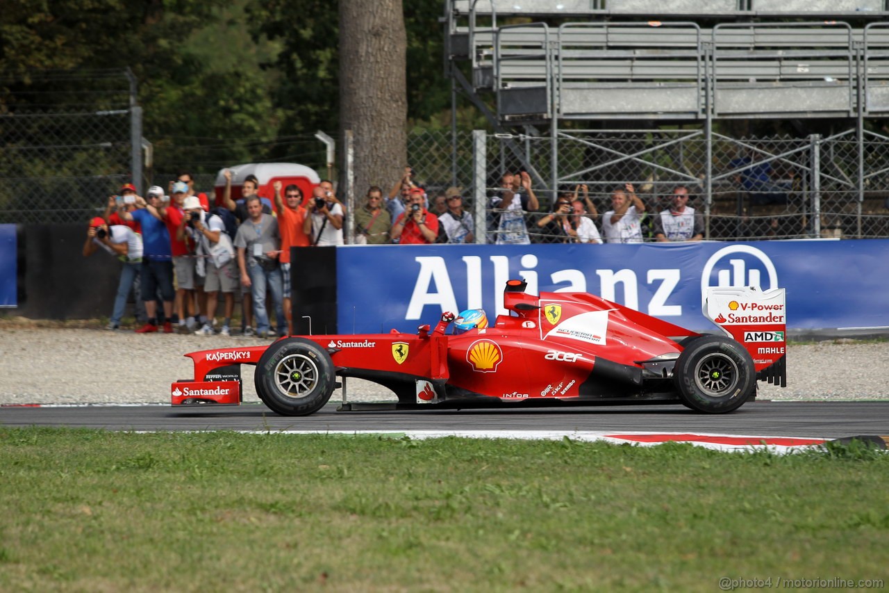 GP ITALIA, 09.09.2012- Gara, terzo Fernando Alonso (ESP) Ferrari F2012 