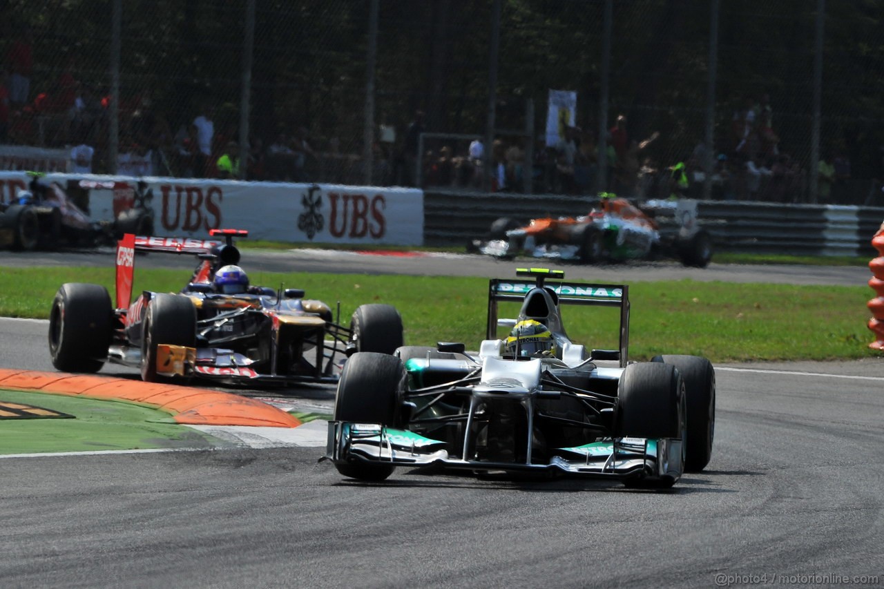 GP ITALIA, 09.09.2012- Gara, Nico Rosberg (GER) Mercedes AMG F1 W03 