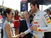 GP ITALIA, 09.09.2012- Gara,  Michelle Yeoh, wife of Jean Todt (FRA), Jean Todt (FRA), President FIA e Mark Webber (AUS) Red Bull Racing RB8 