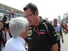 GP ITALIA, 09.09.2012- Gara,  Bernie Ecclestone (GBR), President e CEO of Formula One Management  e Eric Boullier (FRA), Team Manager, Lotus F1 Team 