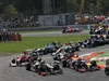 GP ITALIA, 09.09.2012- Gara,  Kimi Raikkonen (FIN) Lotus F1 Team E20 e Sebastian Vettel (GER) Red Bull Racing RB8 