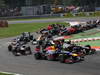 GP ITALIA, 09.09.2012- Gara,  Mark Webber (AUS) Red Bull Racing RB8 e Jerome D'Ambrosio (BEL), Lotus F1 Team E20 