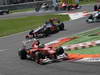 GP ITALIA, 09.09.2012- Gara,  Felipe Massa (BRA) Ferrari F2012 e Jenson Button (GBR) McLaren Mercedes MP4-27 