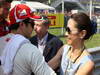 GP ITALIA, 09.09.2012- Gara,  Felipe Massa (BRA) Ferrari F2012 e Michelle Yeoh, wife of Jean Todt (FRA) 