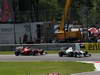 GP ITALIA, 09.09.2012- Gara,  Fernando Alonso (ESP) Ferrari F2012 e Michael Schumacher (GER) Mercedes AMG F1 W03 