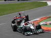 GP ITALIA, 09.09.2012- Gara,  Michael Schumacher (GER) Mercedes AMG F1 W03 davanti a Fernando Alonso (ESP) Ferrari F2012 