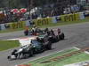 GP ITALIA, 09.09.2012- Gara,  Nico Rosberg (GER) Mercedes AMG F1 W03 lr Daniel Ricciardo (AUS) Scuderia Toro Rosso STR7 