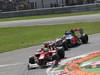 GP ITALIA, 09.09.2012- Gara,  Felipe Massa (BRA) Ferrari F2012 e Jenson Button (GBR) McLaren Mercedes MP4-27 