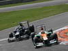 GP ITALIA, 09.09.2012- Gara,  Bruno Senna (BRA) Williams F1 Team FW34 abd Paul di Resta (GBR) Sahara Force India F1 Team VJM05 