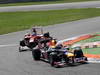 GP ITALIA, 09.09.2012- Gara,  Sebastian Vettel (GER) Red Bull Racing RB8 davanti a Fernando Alonso (ESP) Ferrari F2012