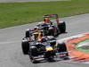 GP ITALIA, 09.09.2012- Gara,  Mark Webber (AUS) Red Bull Racing RB8 davanti a Sebastian Vettel (GER) Red Bull Racing RB8 