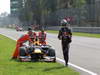 GP ITALIA, 09.09.2012- Gara,  Sebastian Vettel (GER) Red Bull Racing RB8 retires from the race