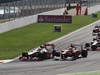 GP ITALIA, 09.09.2012- Gara, Start of the race, Lewis Hamilton (GBR) McLaren Mercedes MP4-27 e Felipe Massa (BRA) Ferrari F2012 