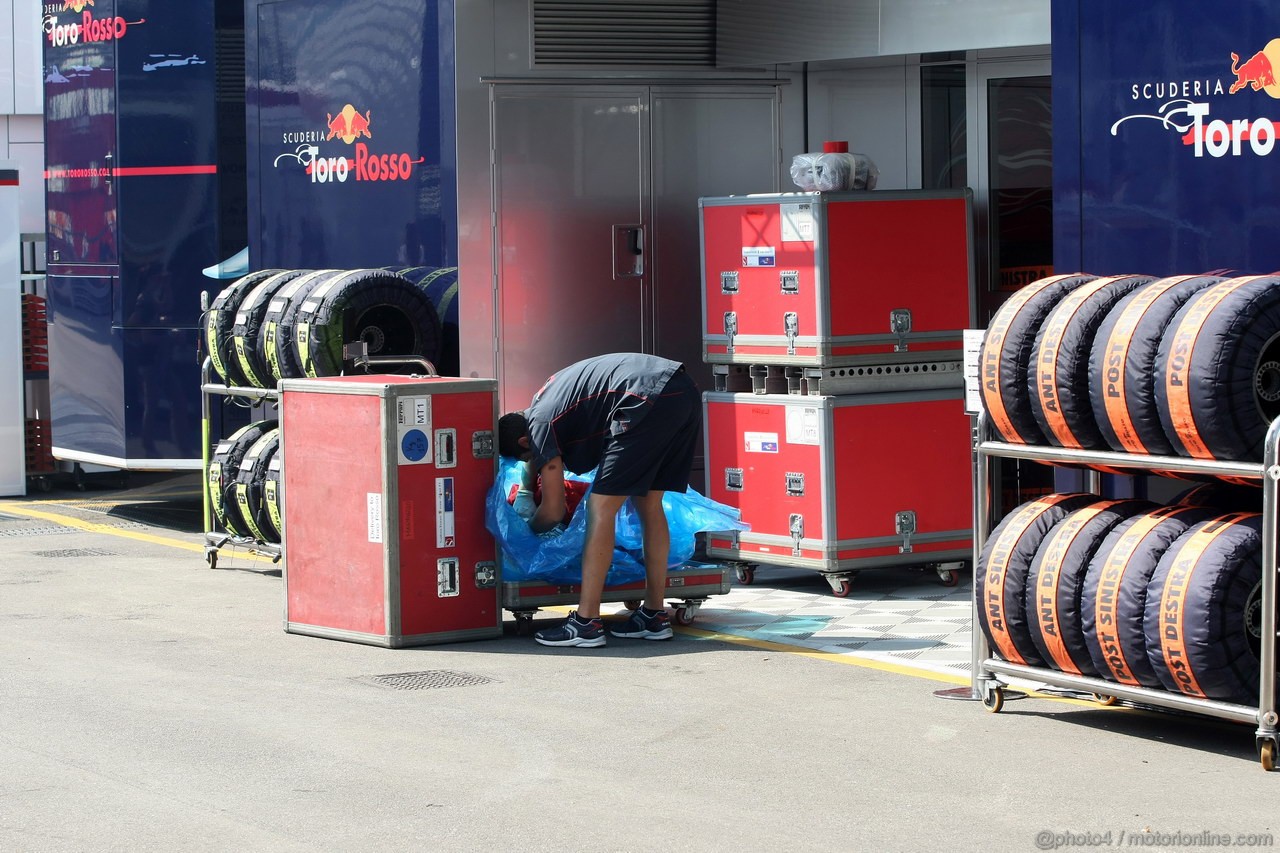 GP ITALIA, 06.09.2012- Scuderia Toro Rosso 