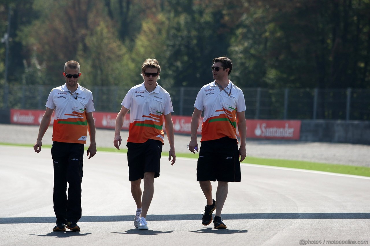 GP ITALIA, 06.09.2012- Nico Hulkenberg (GER) Sahara Force India F1 Team VJM05 