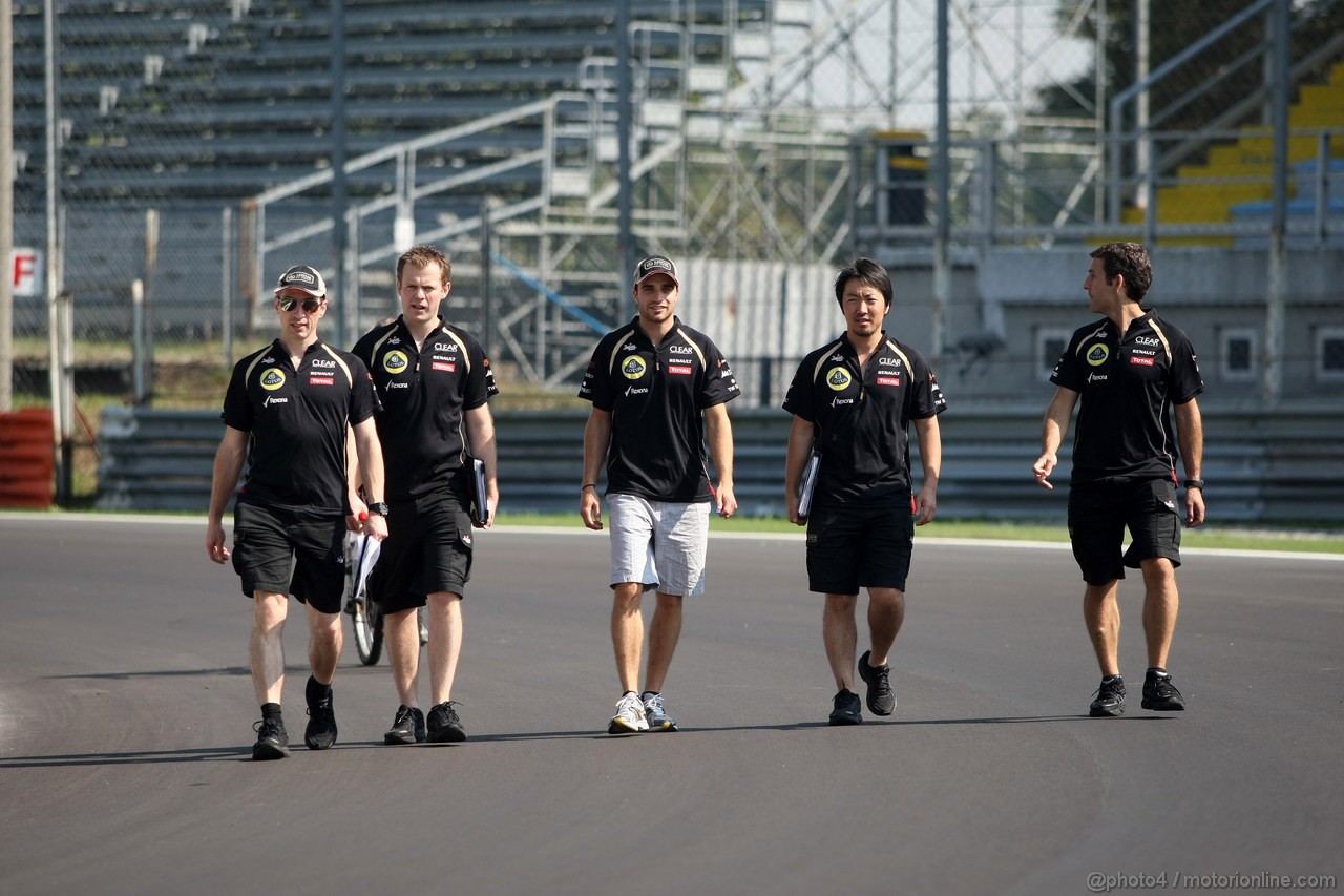 GP ITALIA, 06.09.2012- Jerome D'Ambrosio (BEL), Lotus F1 Team E20