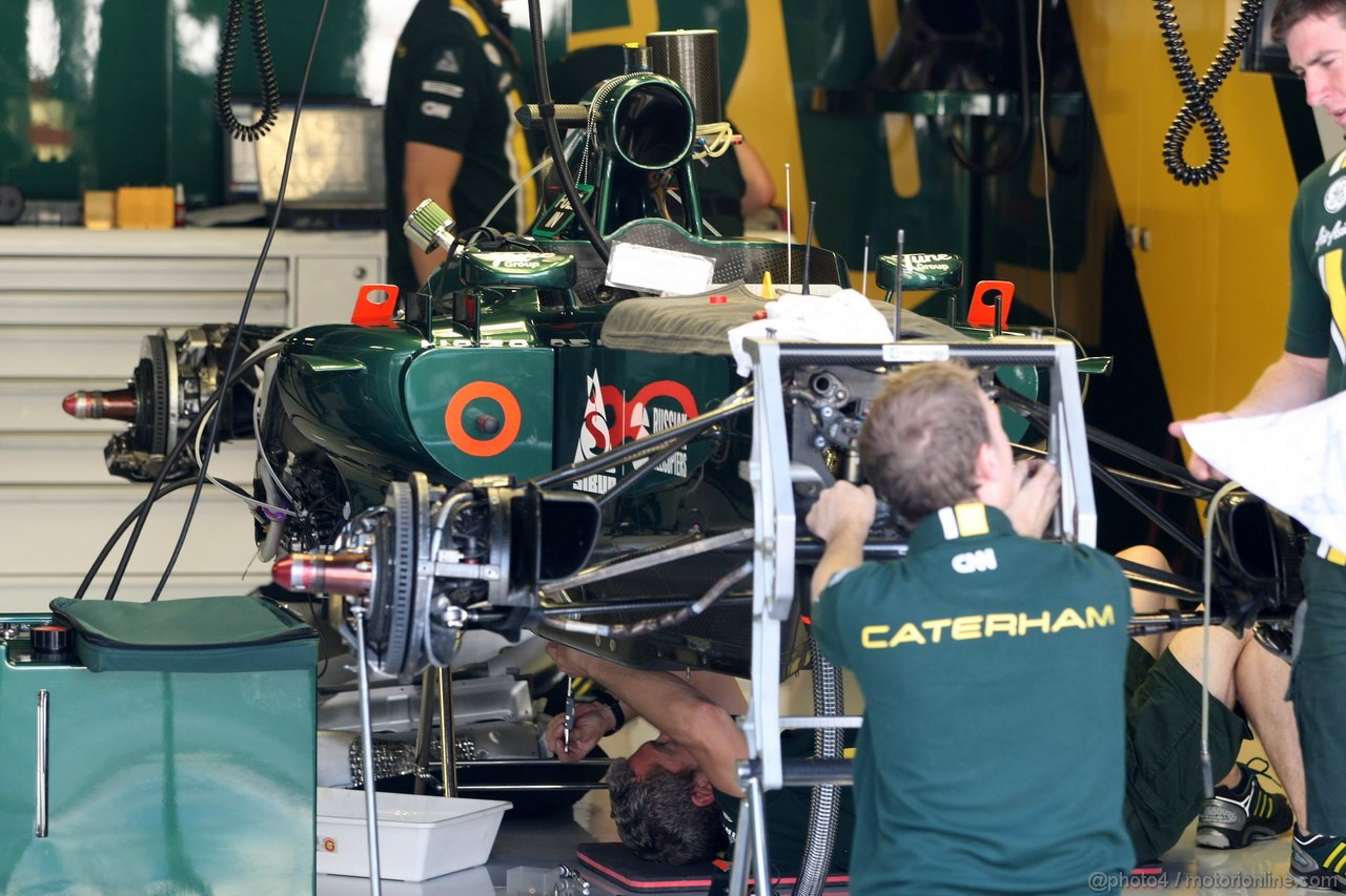 GP ITALIA, 06.09.2012- Caterham F1 Team CT01 